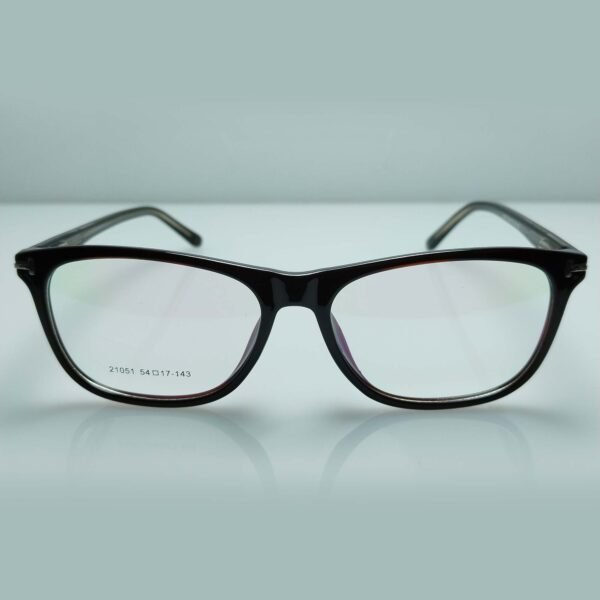 Dark Brown Square Eyewear