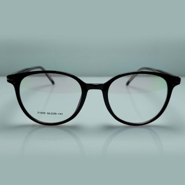 Brown round frame glasses for ladies