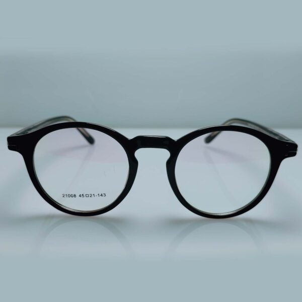 Brown round frame glasses for ladies