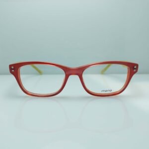 Chic Cateye Frame – Light Pink & Green Statement Eyewear
