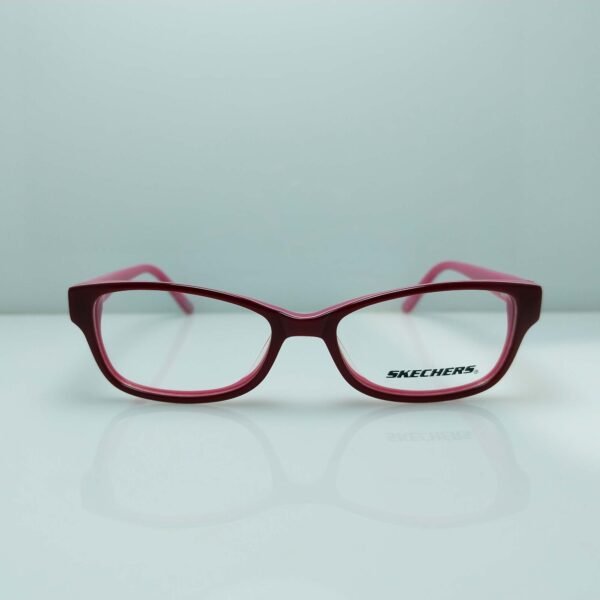Compact Semi Square Frame – Bold Red & Pink Eyewear for Everyday Style