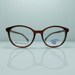 Brown Kids Round Silicon Frame