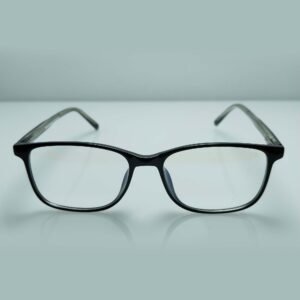 Matte Black Square Eyewear