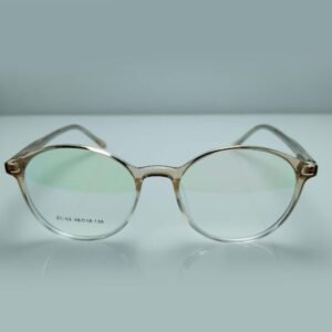 Transparent Brown Cat Eye Eyewear
