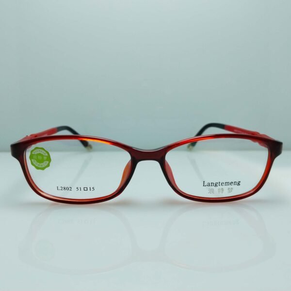 Bold Red Rectangular Frame – A Statement of Confidence and Style