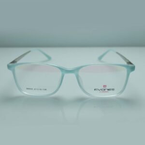 Sky Blue Square Metal Eyewear