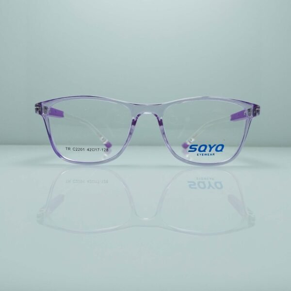 Square Frame Silicon Eyewear - 45x17-128, Made in T.R