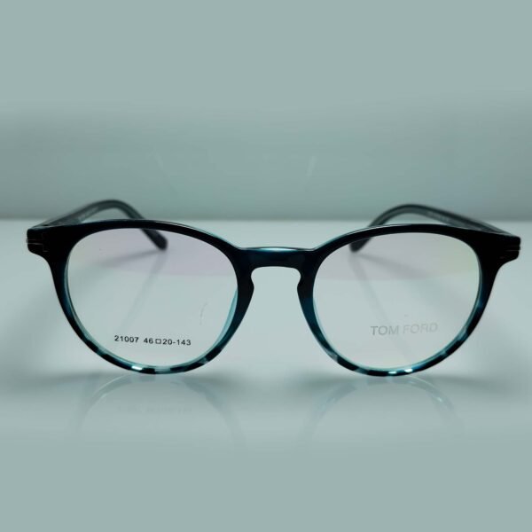 turtle blue and black round frame glasses for ladies