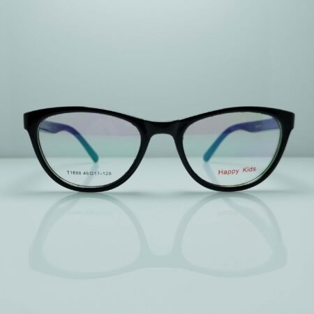 Premium Semi-Round Silicon Frame - Classic Black & Cool Blue | Lightweight & Durable
