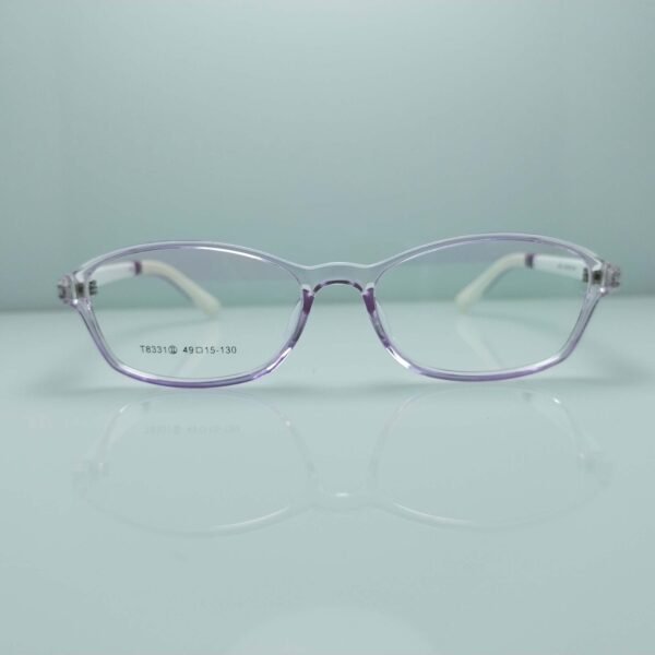 Transparent Purple Kids Rectangular Frame