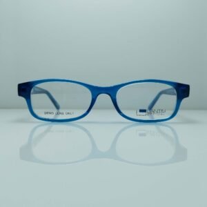 Elegant Semi-Round Silicon Frame - Cool Blue | Lightweight & Stylish