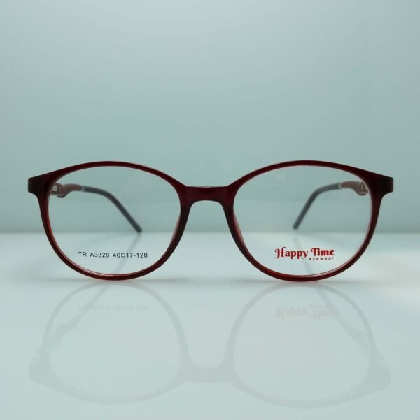 Bold Red Round Frame – Stylish Everyday Eyewear with a Retro Twist