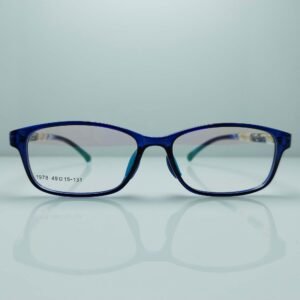 Elegant Rectangular Silicon Frame - Stylish Blue | Lightweight & Durable