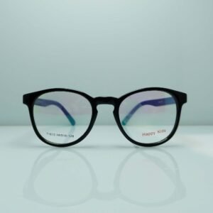 Modern Black & Blue Semi Square Frame – Bold Look, Everyday Comfort
